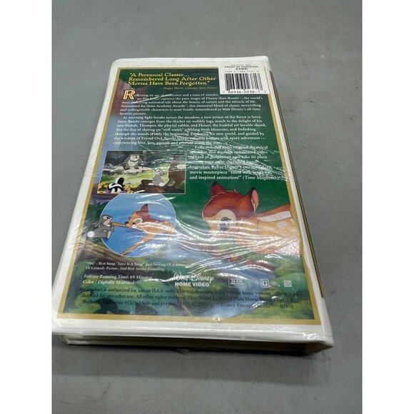 Walt Disney's Bambi VHS tape cartoon English 55th limited edition G READ new - Picture 2 of 4